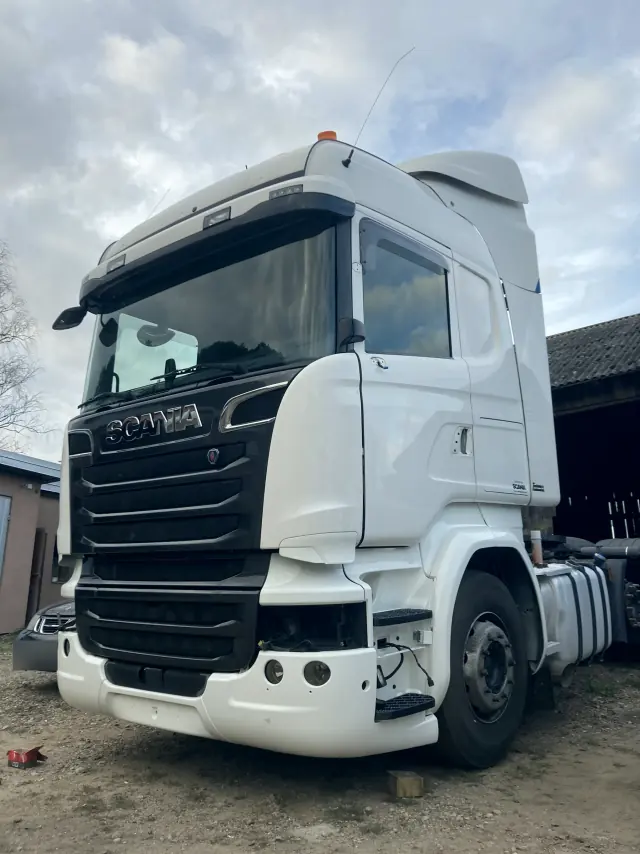 Ciągnik Scania po pracach w warsztacie